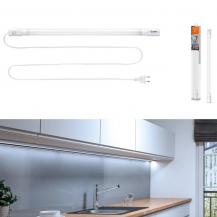 Nur noch angezeigter Bestand verfügbar:    60cm LEDVANCE TubeKIT LED Unterbauleuchte 8.9W 4000K universalweißes Licht mit Netzstecker und Schalter