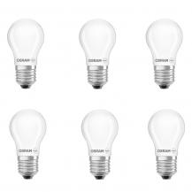 6er Sparset  OSRAM E27 LED STAR RETROFIT Glühbirne matt 5,9W wie 60W warmweißes Licht