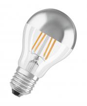 OSRAM LED Star Classic A 34 Filament Mirror Silver 4 W 35 W Ersatz 400 lm 2700 K Warmweiß E27 230 V 300° nicht dimmbar