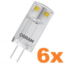 6er Sparset Osram LED Star PIN G4 Stiftsockellampe 12V Warmweiss wie 10W