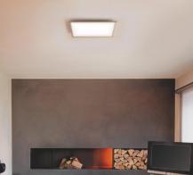 Multicolor LED-WiFi Decken- und Wandpanel LEDVANCE SMART+ Planon Plus Aufbau Panel Rahmenlos RGBW weiss 45x45cm