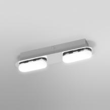 Osram SMART+ Matter WIFI wall Orbis Duplo IP44 30 cm Chrome mit Tunable White