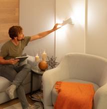 Aktion: Nur noch angezeigter Bestand verfügbar:  LEDVANCE SUN@HOME Orbis Wandleuchte WIFI Tunable White für eine erhöhte Konzentration und Effizienz