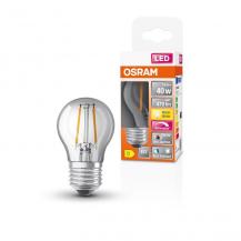 OSRAM E27 LED Lampe SUPERSTAR PLUS HD LIGHTING Tropfenform klar dimmbar 3,4W wie 40W warmweißes Licht & hohe Farbwiedergabe