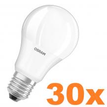 30er Sparpack Osram E27 LED Leuchtmittel matt 8,5W wie 60W Warmweißes Licht