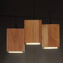 Aktion: Nur noch angezeigter Bestand verfügbar:   LEDVANCE WiFi Smart+ WiFi Decor Wood Hängeleuchte 3-flammig aus Holz