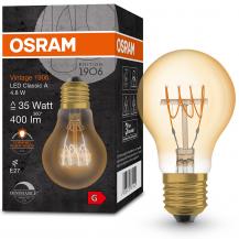 OSRAM E27 VINTAGE LED Filamentlampe Gold dimmbar 4,8W wie 35W extra warmweißes gemütliches Licht 2200K