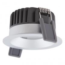 LEDVANCE SP FIX P Multi-Lumen LED Einbaustrahler 8 W 680 lm 3000 K Warmweiß 36° dimmbar Silber 230 V IP44