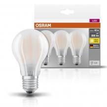 3er PACK OSRAM LED Base Classic A 60 Filament 7W wie 60W 806lm 2700K Warmweiß 300° E27 matt