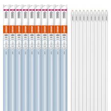 10er Pack 85cm Osram T5 G5 LED RÖHRE 10W wie 21W HF HE21 neutralweiß 4000K aus Glas für EVG