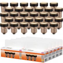 30 x OSRAM LED STAR FLAT 28 Non-DIM 3.5W 827 Frosted E27 warmweiß - XXXL-Sparpack