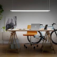 OSRAM OFFICE LINE SLAB 1,2m 40W 840 DIM Weiß 4400lm 4000K Neutralweiß 120° Pendelleuchte