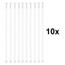 10 x 120cm LEDVANCE LED TUBE T8 EM Ultra Output S 1200 mm, 14 W, 2600 lm, 5000 K, G13, 190°, für KVG/VVG und direkten 230-V-Netzbetrieb, Energieeffizienzklasse B, LED-Starter inklusive.