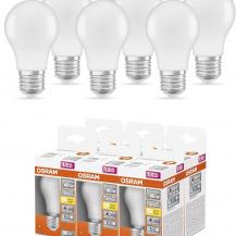 6er Set OSRAM E27 LED Lampe STAR Classic 4,9W wie 40W 2700K mit warmweißem Licht & sehr hoher Farbwiedergabe 97Ra
