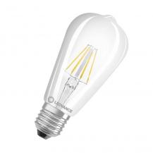 Nur noch angezeigter Bestand verfügbar:    Ledvance E27 LED Kolbenlampe Classic klar 4W wie 40W 2700K warmweißes Licht