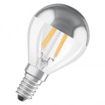 Ledvance E14 LED Kopfspiegellampe Silber 4W wie 31W 2700K warmweiß