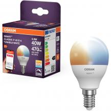 LEDVANCE SMART+ Zigbee Tunable White Classic P40 E14 4,9 W 470 lm 2700–6500 K dimmbar