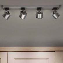 OSRAM 4er LED Deckenstrahler Decor Spot Jupiter Silber