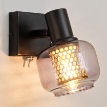 OSRAM Decor Spot Firefly in Schwarz - warmweißes Licht, dimmbar, Metall/Glas