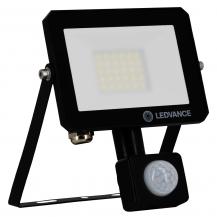 LEDVANCE Kompakter LED Fluter FLOODLIGHT EFFECT SENSOR 4000K neutralweißes Licht 20W  IP65 in Schwarz