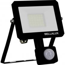 Bellalux Schwenkbarer LED Fluter VITAL mit Sensor schwarz 4000K neutralweißes Licht 20W IP65