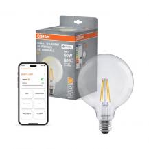 OSRAM  SMART+ MATTER GLOBE 6W wie 60W warmweiß klar dimmbar