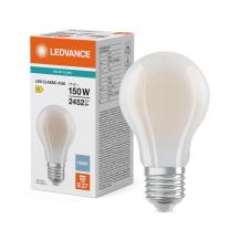 LEDVANCE LED CLASSIC A 150 Filament V 17W wie 150W, 2452 lm, 6500K tageslichtweiß, E27, matt, nicht dimmbar