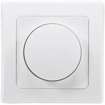 ChiliTec DELPHI Dimmer für LED Lampen 250V~/ 3-60W, inkl. Rahmen, UP, weiß