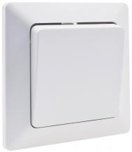 ChiliTec MILOS Wechsel-Schalter, UP, weiß matt 250V~/ 10A, inkl. Rahmen, Steckanschluss