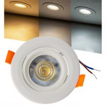 ChiliTec LED-Einbauleuchte "Flat-36 CCT" 5W, 3000/4000/6500K, schwenkbar