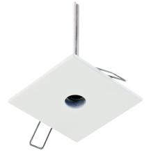 EVN Decken Lichtpunkt für G4 Leuchtmittel quad. weiß IP20 G4 12V EinbauØ25