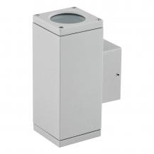 EVN 2-flammige up&down Außenwandleuchte grau IP54