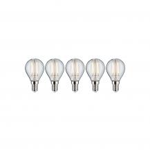 5er Set Paulmann 5087 LED Filament Tropfen E14 4,8W wie 40W klar dimmbar warmweiß 2700K