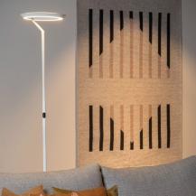 Lucide CELESTE LED Stehlampe Ø28 cm 21W 2700K dimmbar Weiß 174 cm
