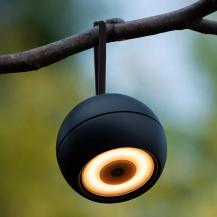 Lucide LUNEX - wiederaufladbare Wandleuchte Innen/Außen - Akku/Batterie - LED Dim. - 1x2W 3000K - IP54 - Magnetisch - Schwarz