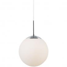 Nordlux Pendeleuchte mit Glaskugel Schirm weiß 25cm