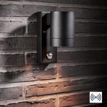 Außenwandleuchte Tin Maxi Sensor schwarz IP54