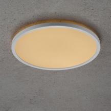 Nordlux Ultraflache puristische runde Deckenleuchte 29cm dimmbar für modernes Wohnen