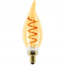 Nordlux E14 Spiral Candle Deko LED-Filament Leuchtmittel dimmbar 2,5W  Goldfarbig