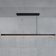 Industriedesign Skylar Pendelleuchte in Schwarz von Nordlux dimmbar