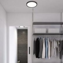 Nordlux Liva Smart LED Deckenleuchte 21W Schwarz – 2700–6500K 2100lm IP54 Bluetooth