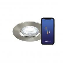 Nordlux Don Smart Colour Einbaustrahler Nickel – 4,7W RGBW 2700–6500K 320lm IP65  Schutz gegen Strahlwasser Bluetooth
