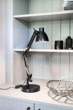 Halo Design BRONX LED Schreibtischlampe schwarz mit felxiblem Arm