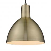 Halo Design Metropole Pendelleuchte 1-flammig in Antikmessing ø20cm