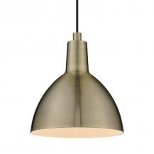 Halo Design Metropole Pendelleuchte 1-flammig in Antikmessing ø25cm