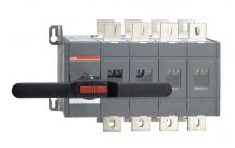 ABB OT1000E04CP Lastumschalter 4-polig 1000 A, mit Griff und Welle offene Umschaltung I-0-II