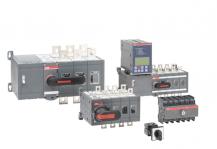 ABB OT200E13CLP Lastumschalter ohne 0 Position 4-polig 200 A, mit Griff und Welle schnelle Umschaltung I-I+II-II