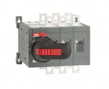 ABB OT200E03CLP Lastumschalter ohne 0 Position 3-polig 200 A, mit Griff und Welle schnelle Umschaltung I-I+II-II