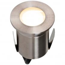 Edelstahl LED Bodeneinbau Strahler rund IP65 2W 3000K EVN