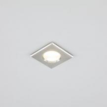 EVN 655410 V4A-Edelstahl Deckeneinbauleuchte quadratisch IP44 Einbaudurchmesser 68 mm